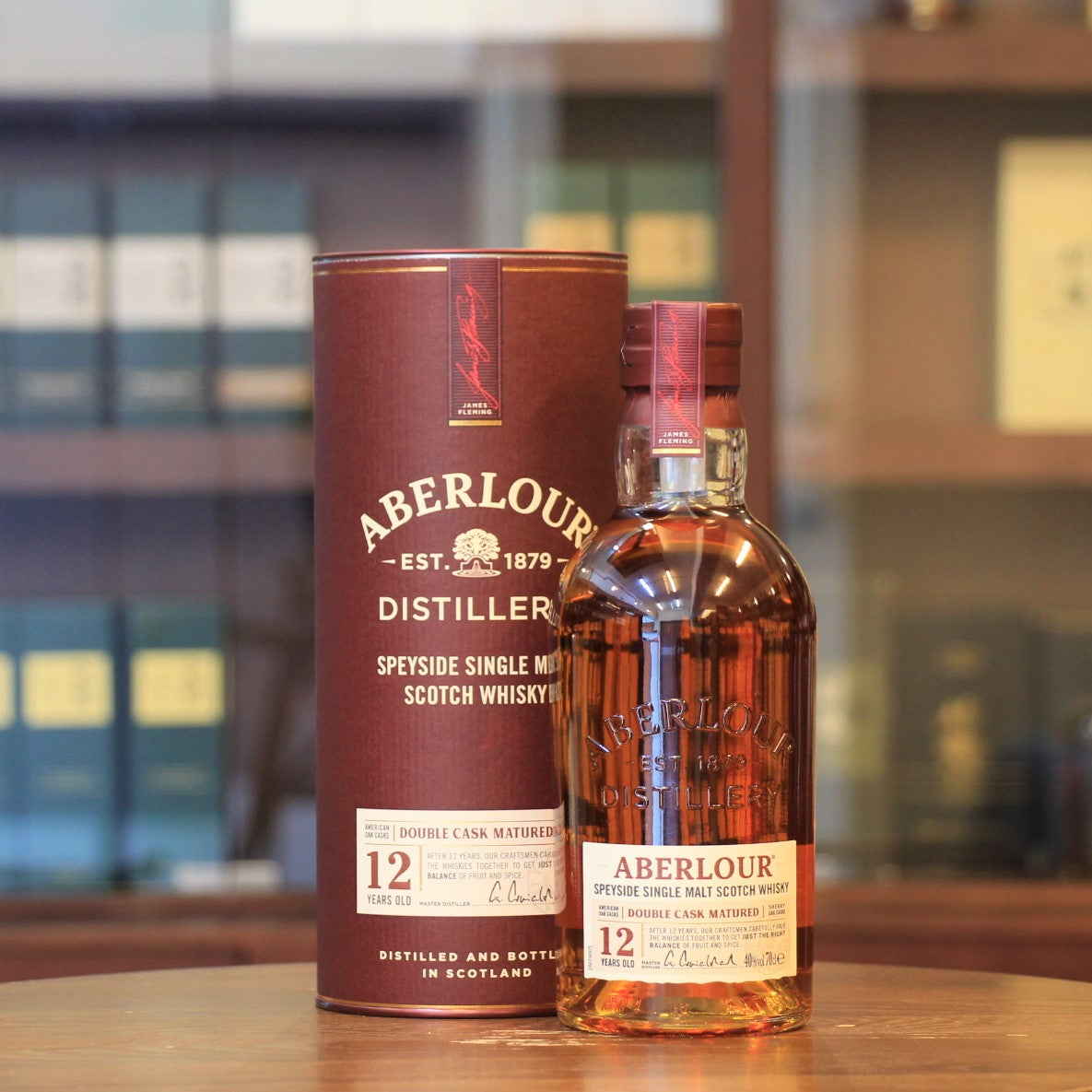 Aberlour 12 Years Old Double Mizunara: Malt Scotch Shop Matured Cask The Whisky | Single