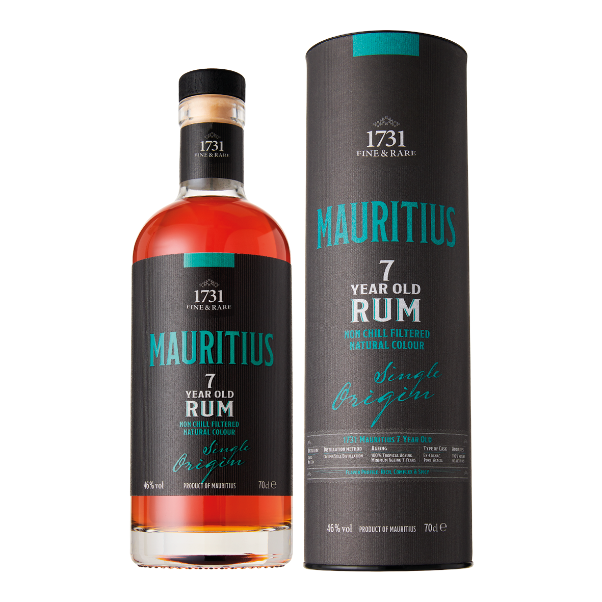 1731 Fine & Rare Mauritius 7 Years Rum