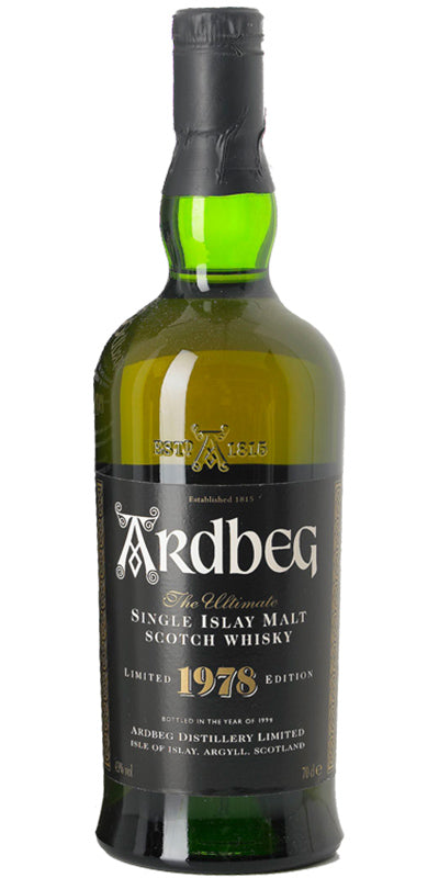 Ardbeg 1978 Vintage Limited Edition (Old Bottling) Single Malt Scotch Whisky