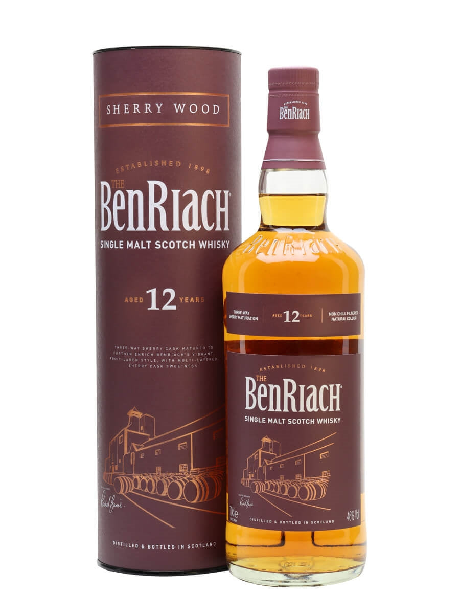 BenRiach 12 年雪利木蘇格蘭單一麥芽威士忌