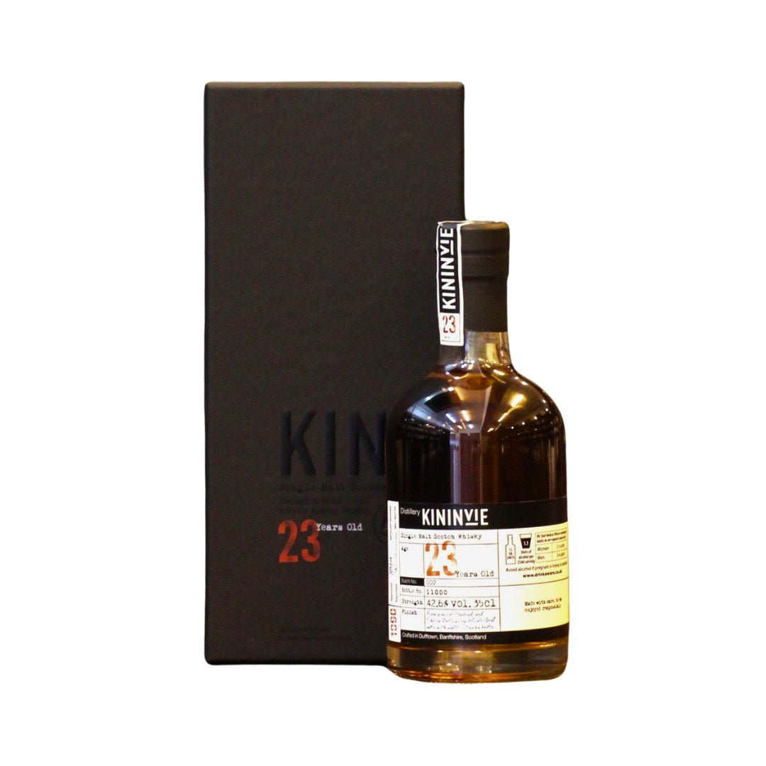 This is the second batch release from Kininvie matured for 23 years in hogsheads and sherry butts.