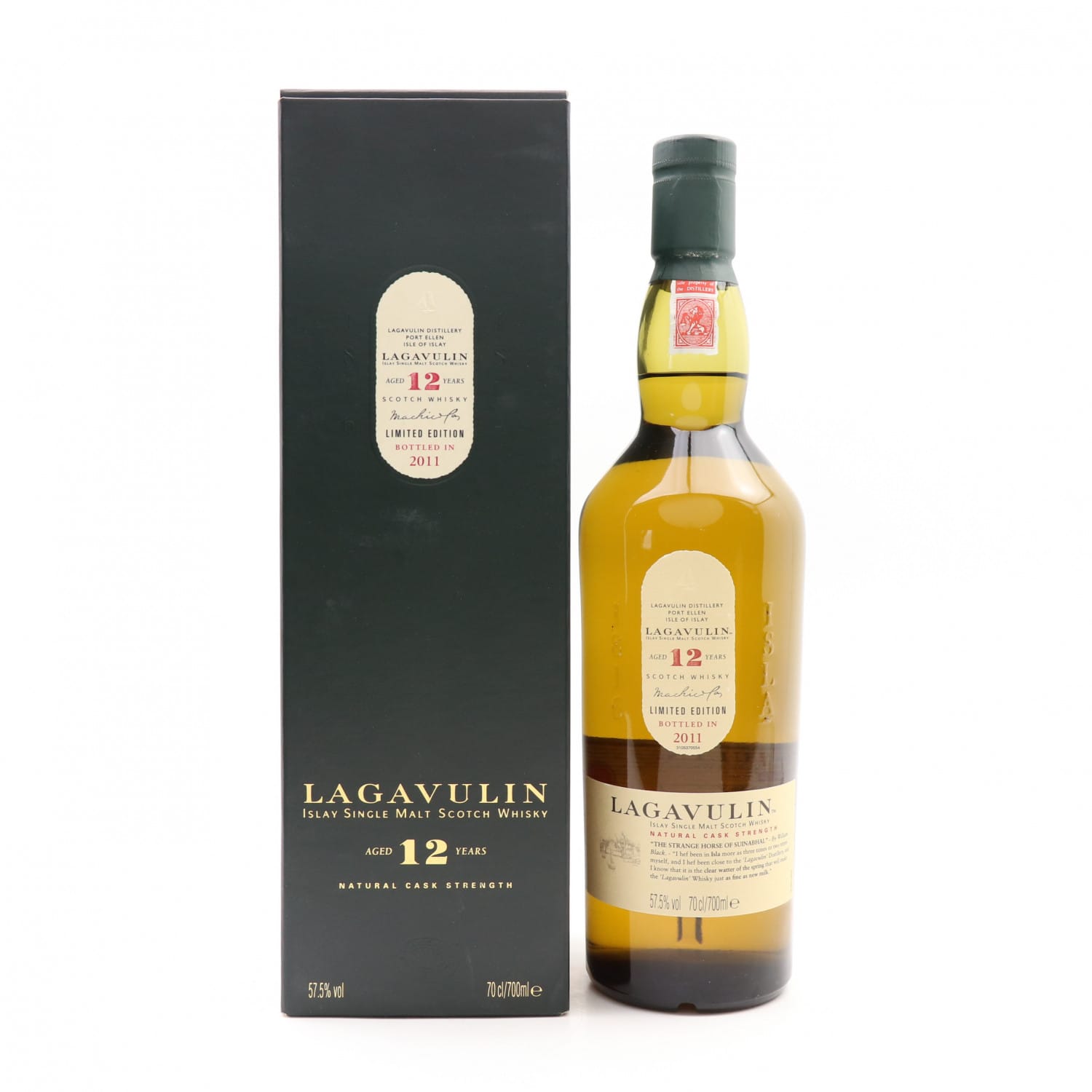 Lagavulin 12 Years Old Cask Strength 2011 Release Single Malt Scotch Whisky