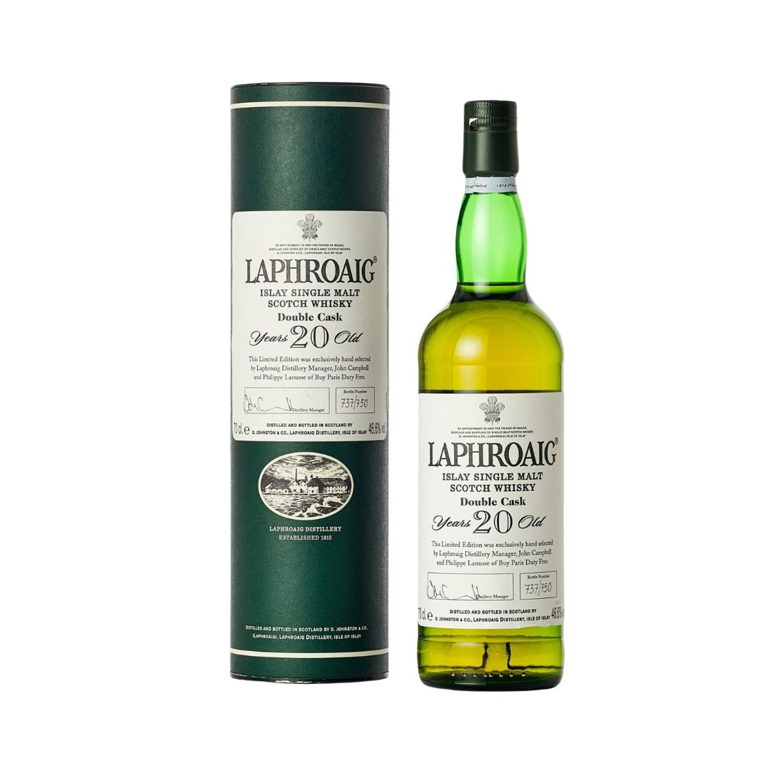 Laphroaig 20 Years Old Double Cask 2010 Limited Edition Release Single Malt Scotch Whisky