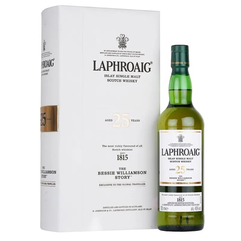 Laphroaig 25 Years Old "The Bessie Williamson Story" Single Malt Scotch Whisky