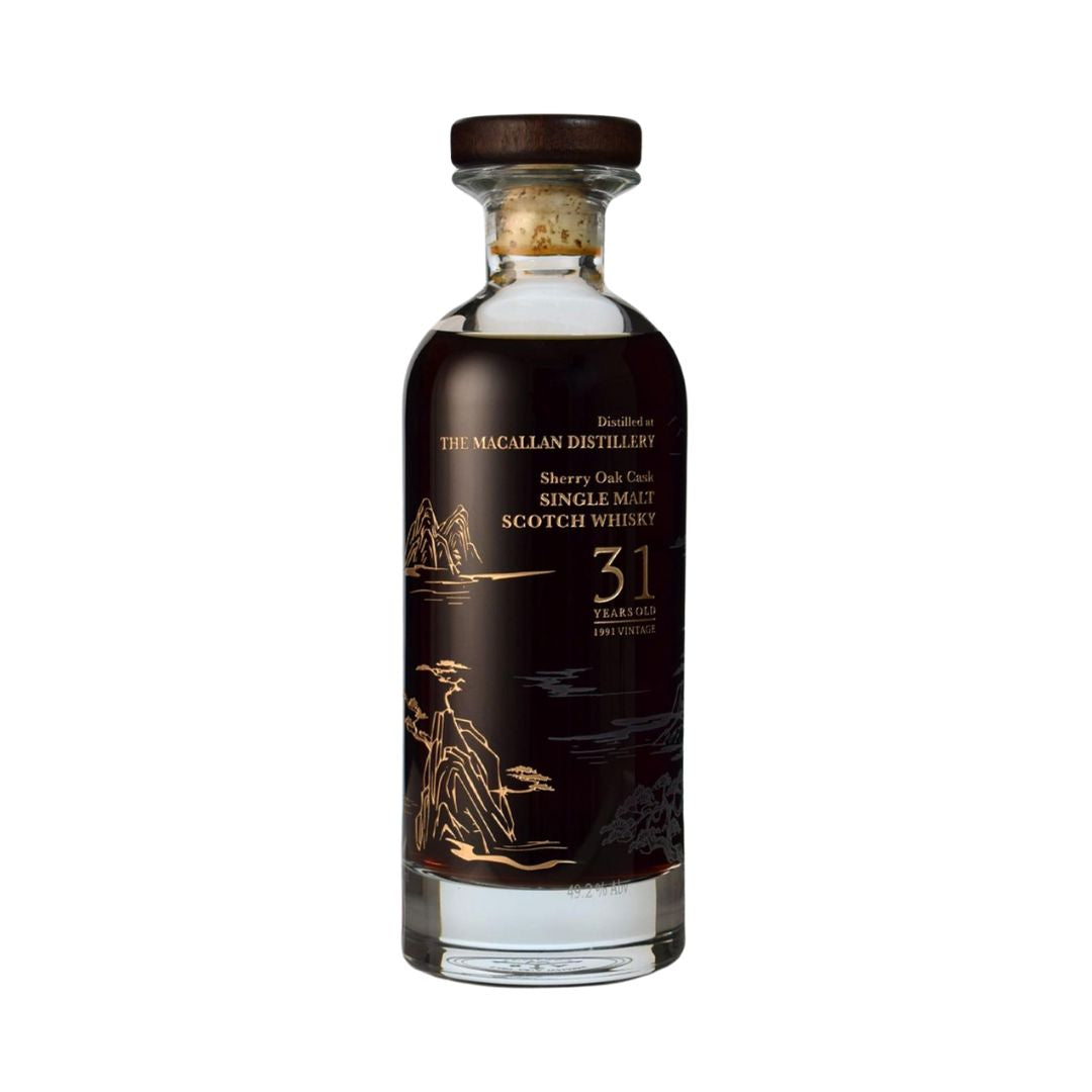 (BY ENQUIRY ONLY) Macallan Vintage 1991 Spirit of Shangri-La 31 Years Single Cask #8190 Sherry Cask Finished Scotch Whisky