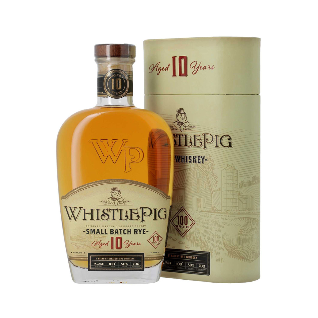 WhistlePig 10 Years Old Straight Small Batch Rye Whiskey