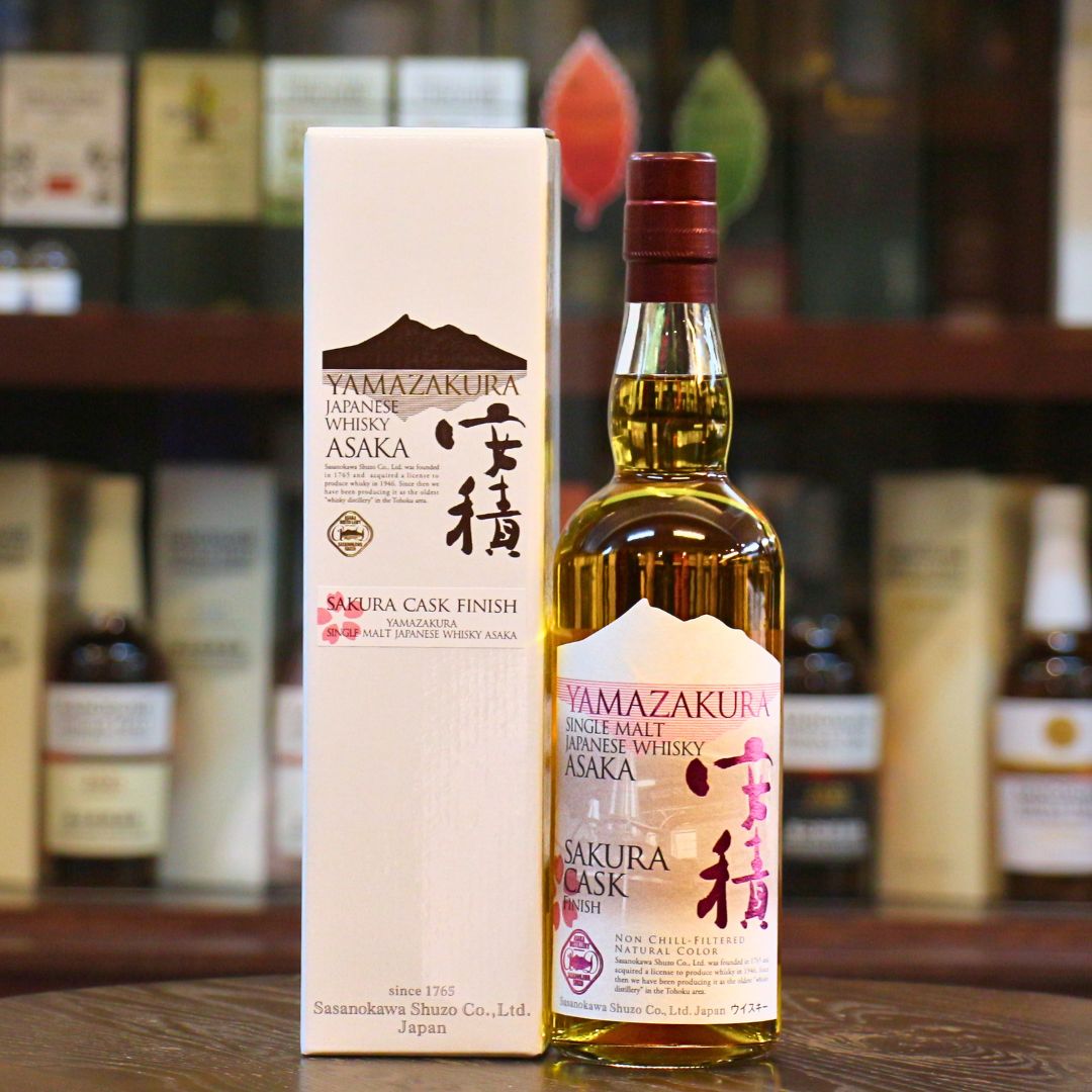 Yamazakura Single Malt Japanese Whisky Asaka Sakura Cask Finish