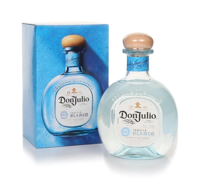 Using the finest blue agave plant and a double distillation process, Don Julio Blanco Tequila is the base from which all of our other variants are derived. Commonly referred to as “silver” tequila, its crisp agave flavor and hints of citrus make it an essential component to a variety of innovative drinks including margaritas. It can also be enjoyed neat or on the rocks.