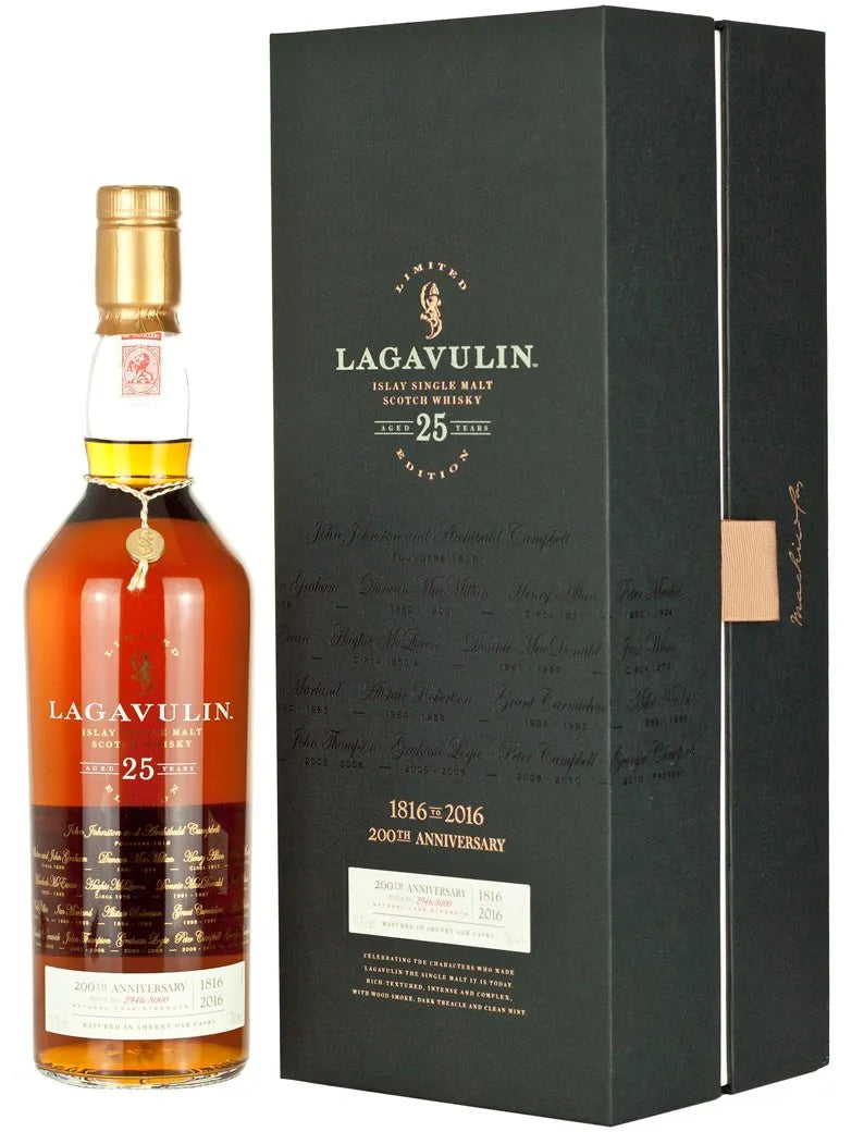 Lagavulin 25 Years Old 200th Anniversary Limited Edition Single Malt Scotch Whisky