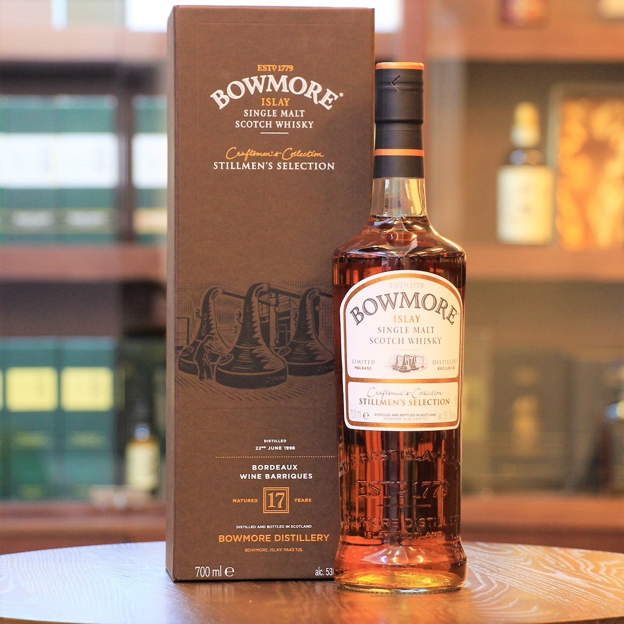 Bowmore 17 年 1998 年 Stillmen 精選蘇格蘭單一麥芽威士忌