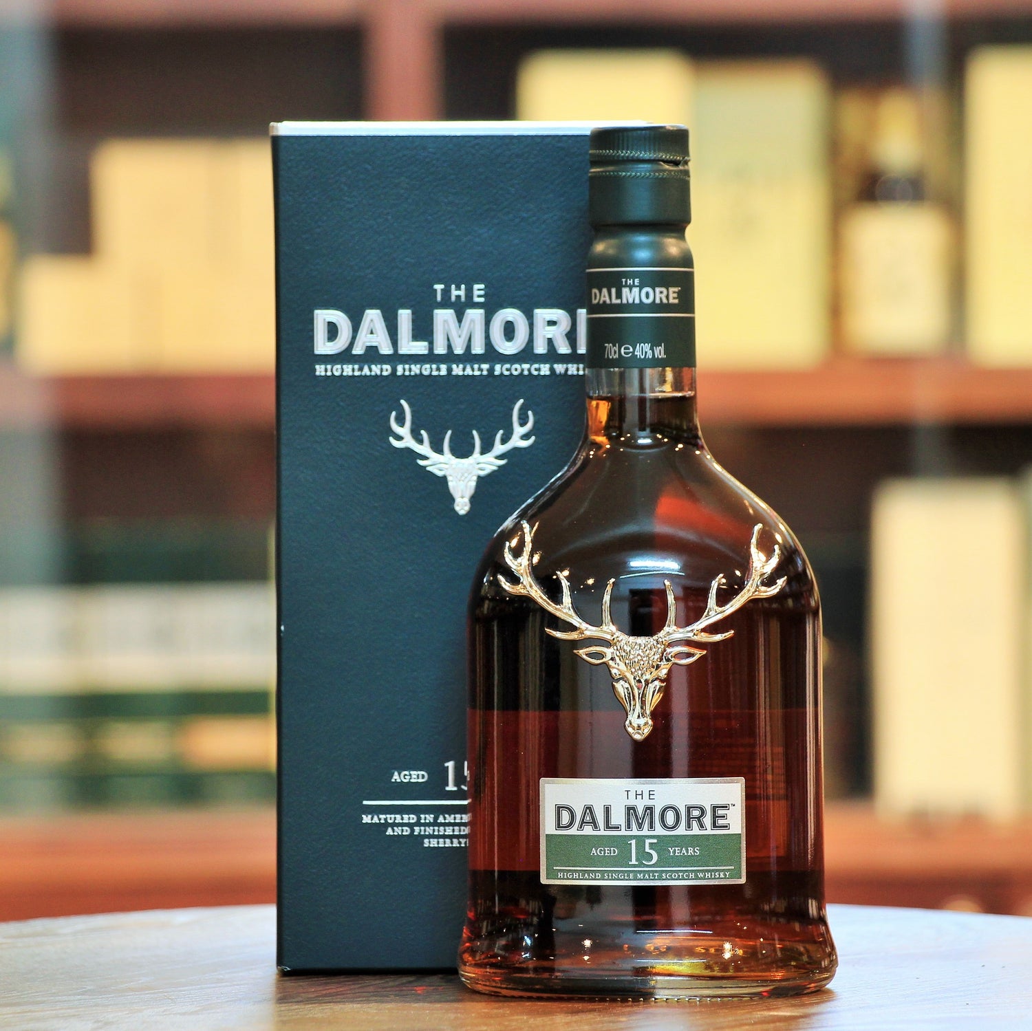 Dalmore 15 Years Old Highland Single Malt, Another absolute favourite from the House of Dalmore. Elegant and smooth, Christmas cake, cherries, cinnamon. Perfect after dinner dram.