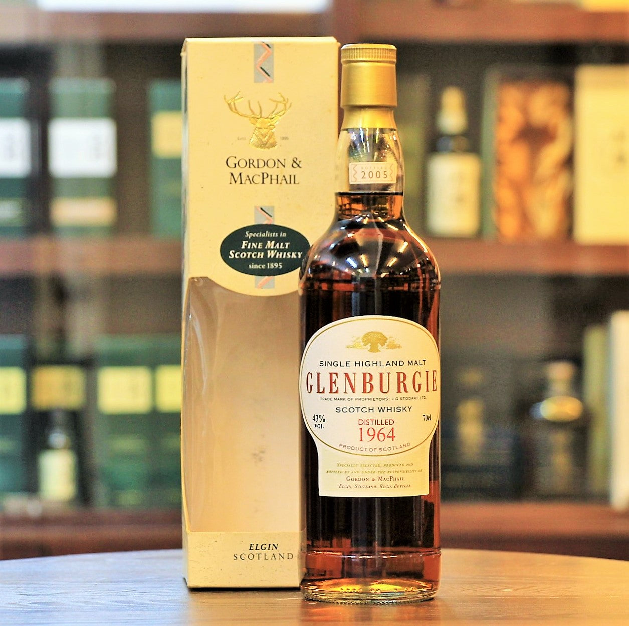 Glenburgie 40 year old , distilled in 1964 bottled in 2005, Independent bottled by Gordon&Macphail, Speyside Single Malt, 43% ABV., 700ml