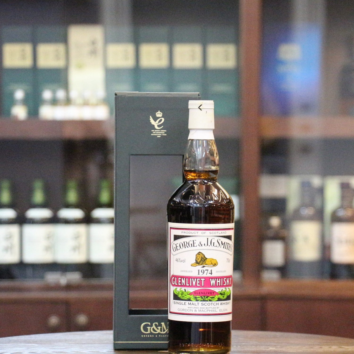 Matured and bottled by Gordon & MacPhail, Elgin. Single Cask 