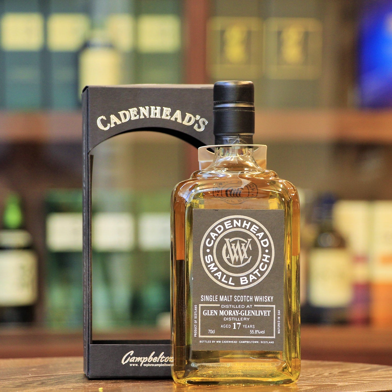 Glen Moray - Glenlivet Speyside 17 Years Single Malt Whisky Cadenhead Small Batch