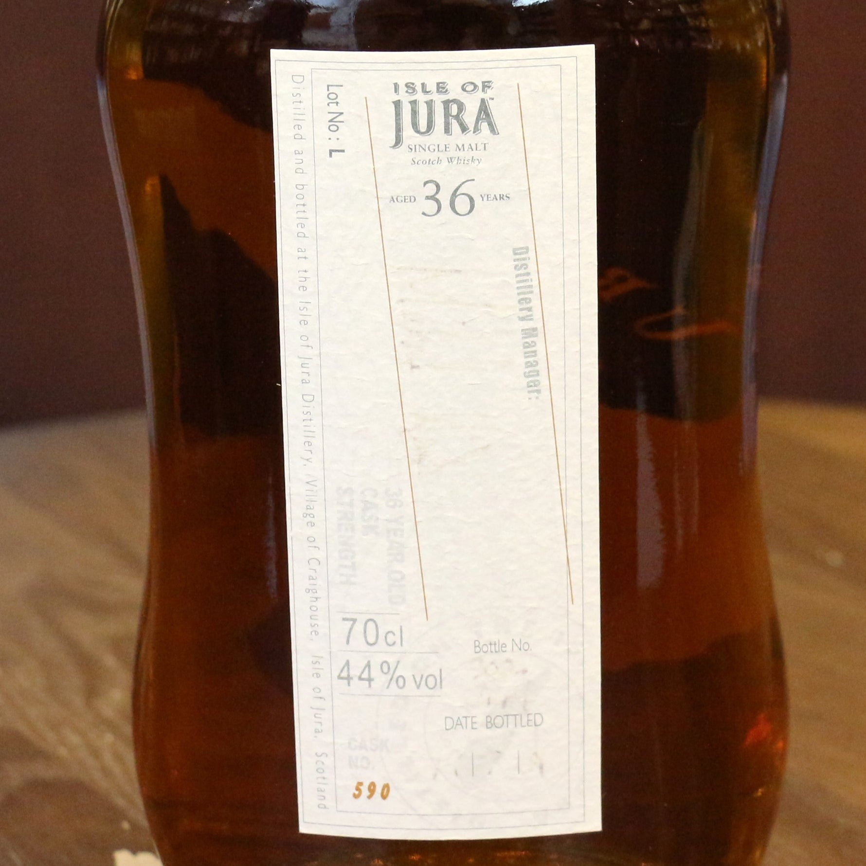 Jura 1965 36 Years Old Cask 