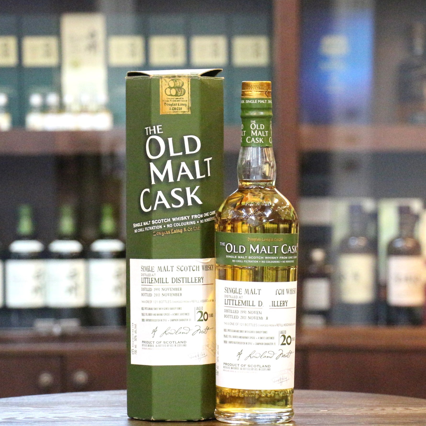 Littlemill 20 Years Old 1991 - 2011 OMC (Old Malt Cask) Single Malt Scotch Whisky