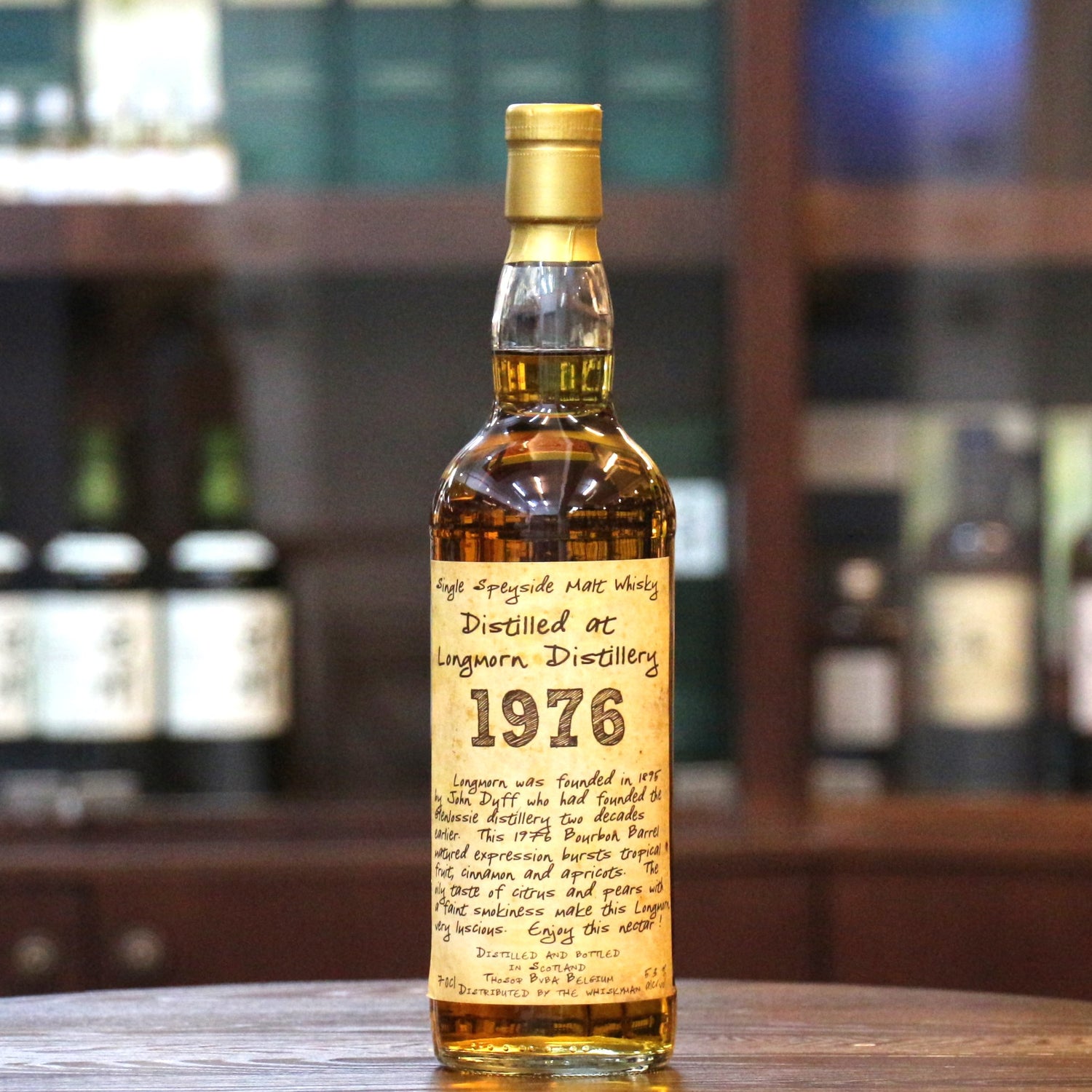 Longmorn 1976 Bottled 2011 by Thosop BVBA 35 Years Old Single Speyside Malt Whisky