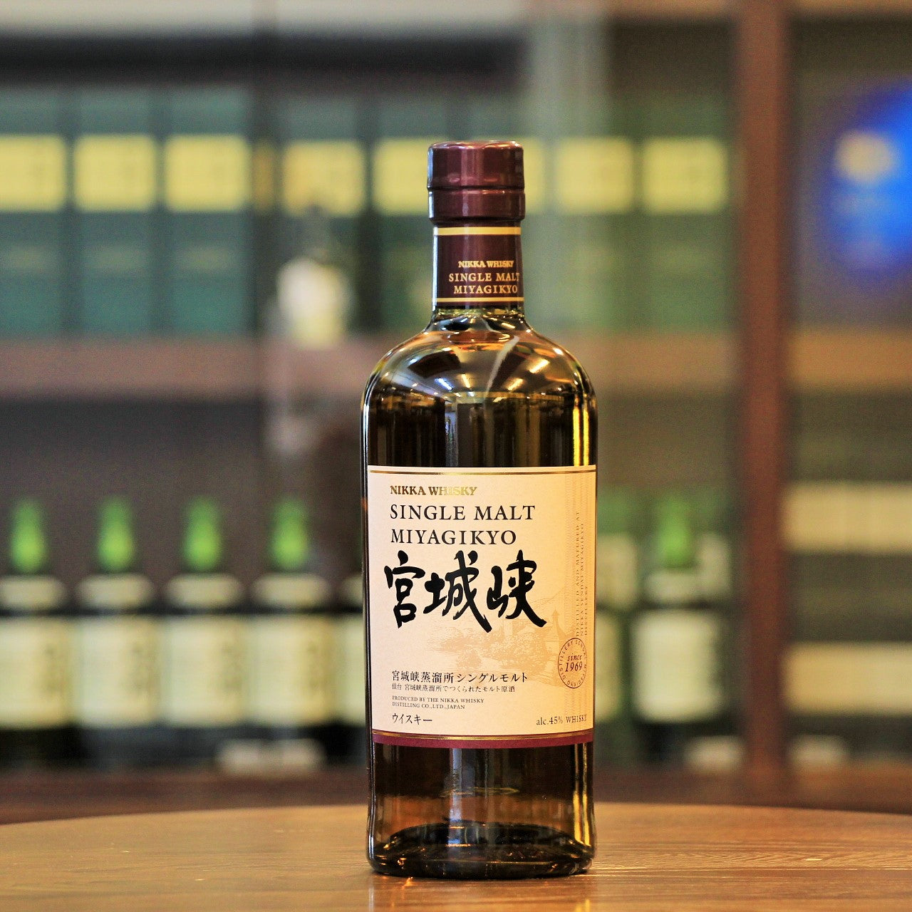 The new single malt from the Miyagikyo Distillery of Nikka is a vatting of various aged whiskies matured in primarily ex-Sherry casks. Color: Gold Nose: Full flavoured and rich floral notes, beeswax and tropical fruits Palate: Malty cereal balanced with spices such as cinnamon, some ginger and chocolate at the back. Finish: ﻿Some tobacco with cooked fruits with a lingering softness. Sampling set along with other Japanese Whiskies HERE.  Please note that no box is available.