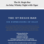 Whisky Tasting with Cigars and Canapes at St Regis Bar