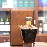 A predecessor to the Hibiki releases, the Suntory Prestige was bottled in 1989 to celebrate Suntory's 90th Anniversary. Most of the malt in this bottling reportedly&nbsp;came from the Yamazaki Distillery combined with grain whisky. An extremely well balanced blend bringing forth cooked fruits, plums, raisins, toffee with&nbsp;a subtle hint of oak and tobacco. Bottled in a Kagami Crystal decanter.