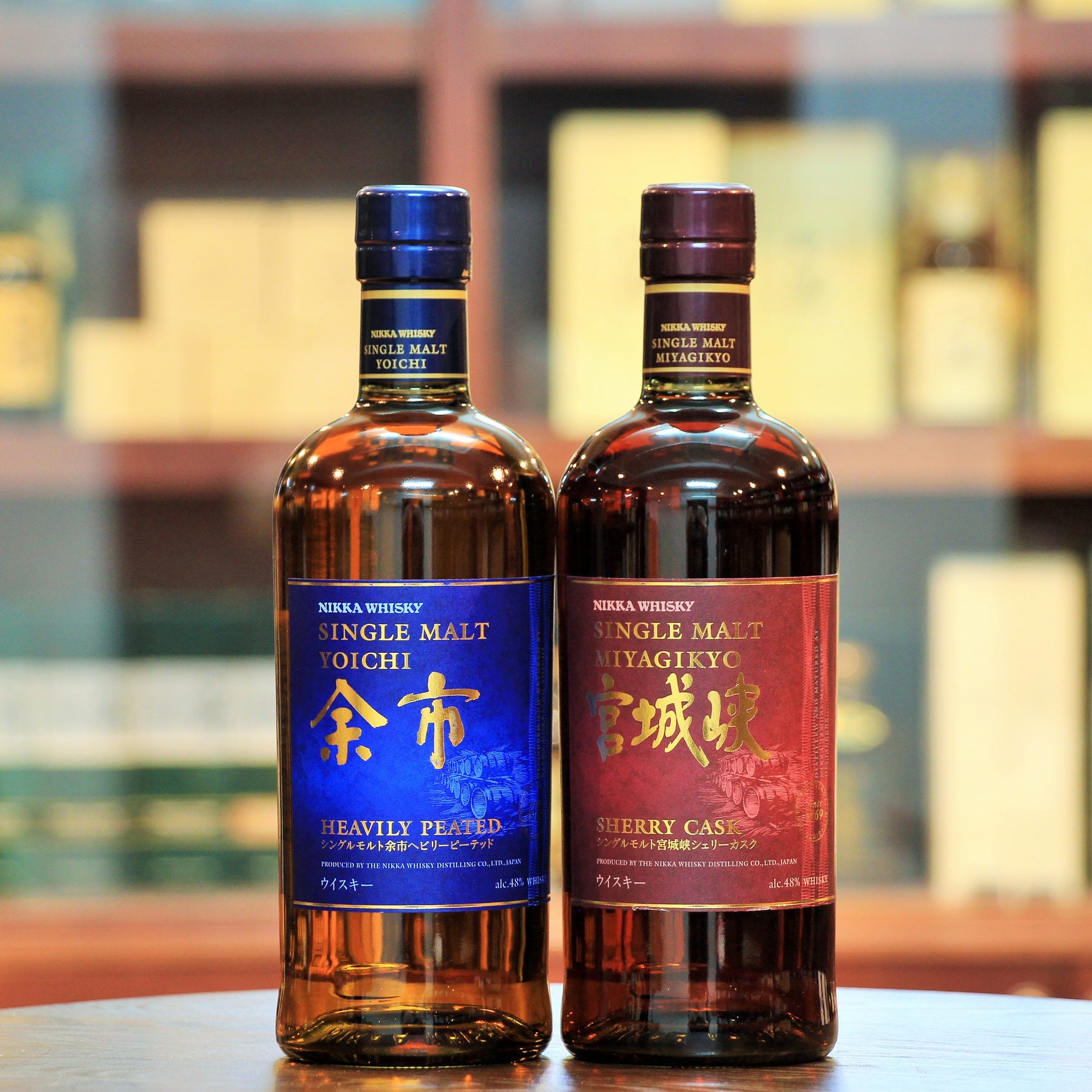 Nikka Yoichi and Miyagikyo Single Malt Set, mizunara the shop hong kong